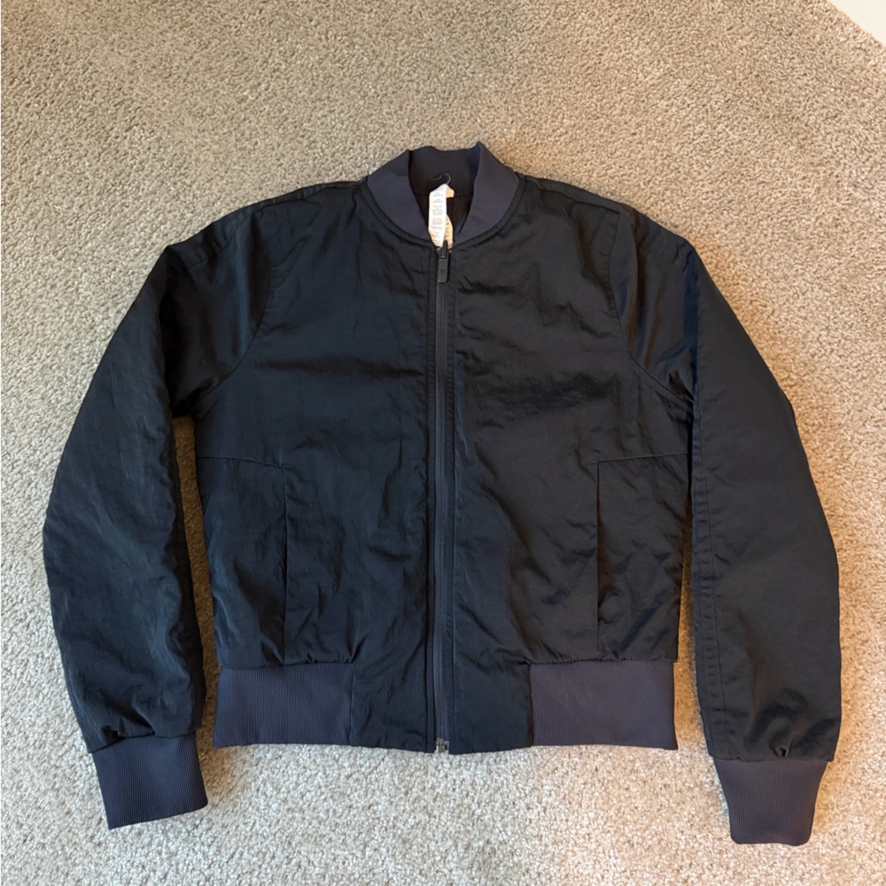 lululemon athletica black Bomber Jacket